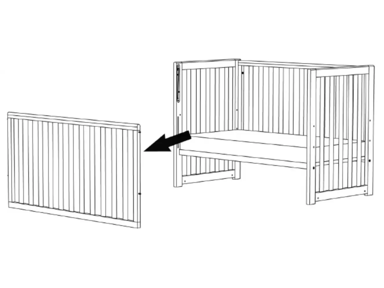 Система Кріплення Приставного Ліжечка Верес Система Кріплення Приставного Ліжечка Верес
