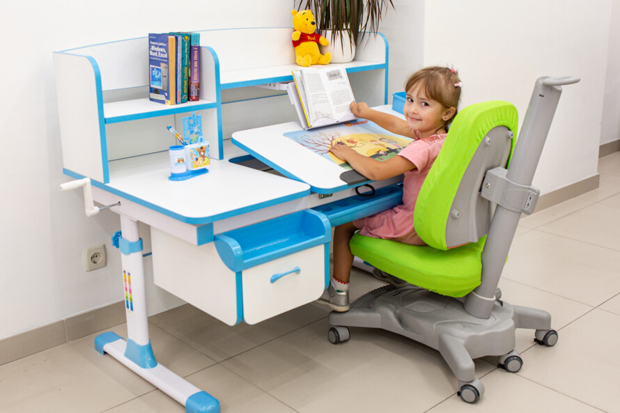 Детский стол Evo-kids (стол+ящик+надстройка) Evo-50