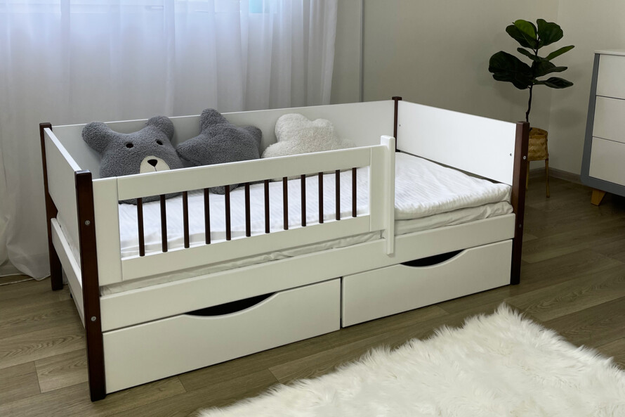 Ліжко дитяче з дерева Simple / Симпл Колір RAL