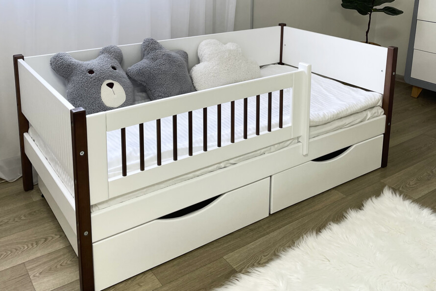 Ліжко дитяче з дерева Simple / Симпл Колір RAL