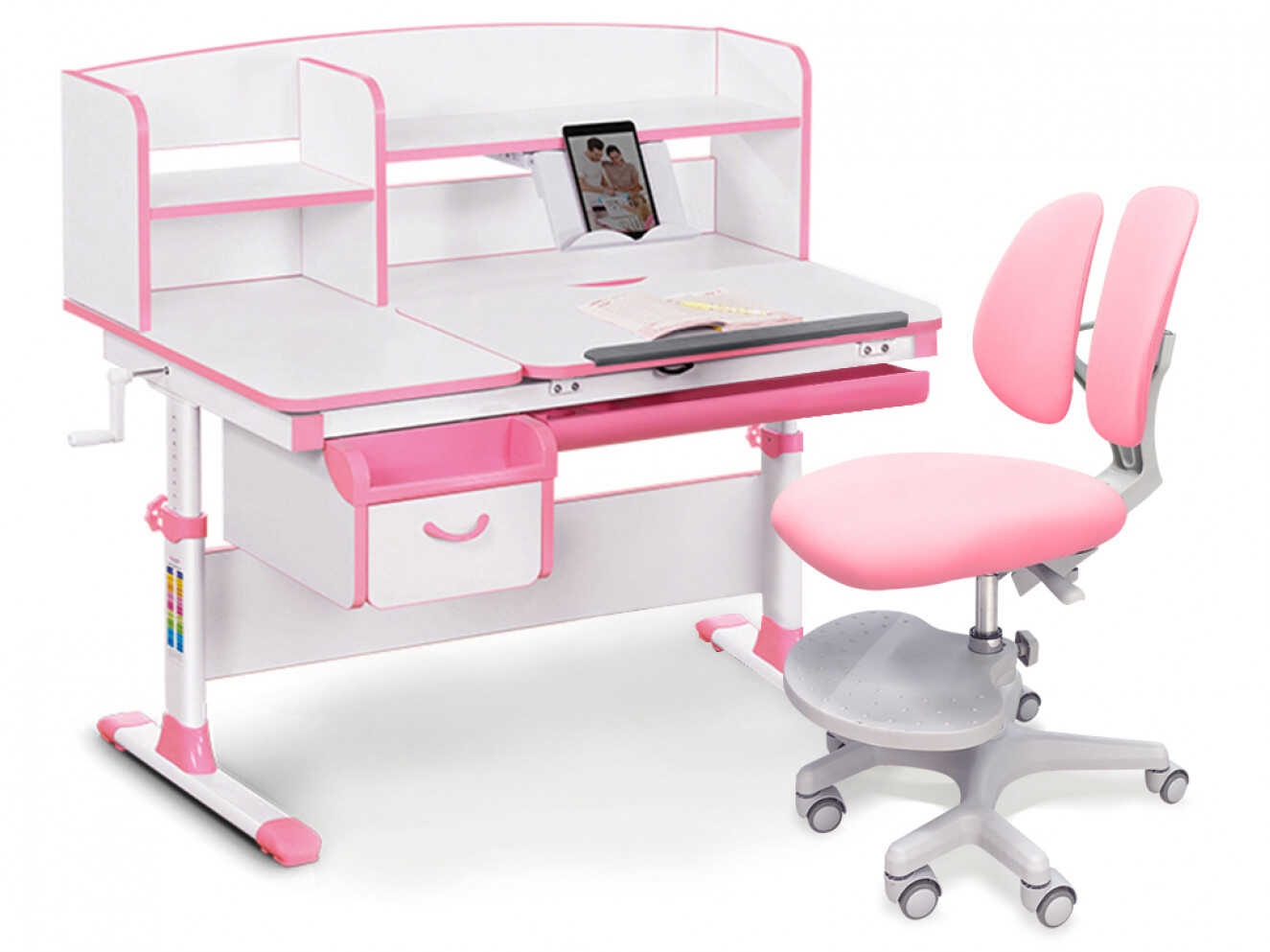 Комплект Evo-kids Evo-50 PN Pink (арт. Evo-50 PN + крісло Y-408 KP)