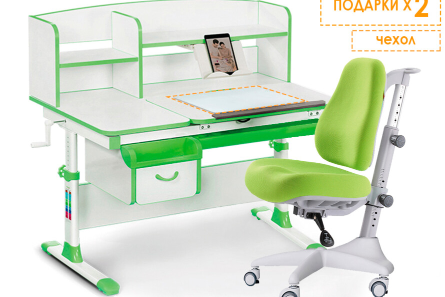 Комплект Evo-kids Evo-50 Z Green (арт. Evo-50 Z + крісло Y-528 KZ)