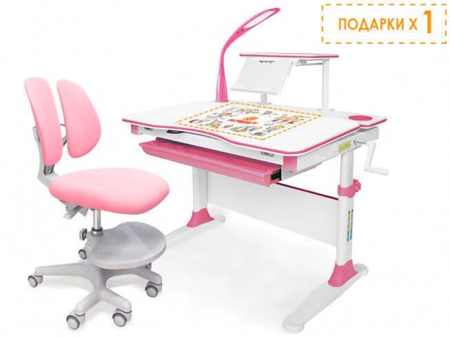 Комплект Evo-kids Evo-30 PN Pink (арт. Evo-30 PN + крісло Y-408 KP)
