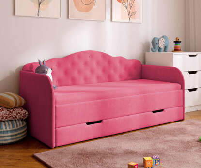 Ліжко з м`якою спинкою Меліса / Melisa