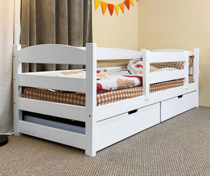 Акція Ліжко дитяче з дерева Фіона (бук) + Матрац Розет