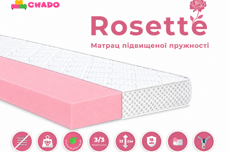 Матрац Розет / Rosette Безпружинний