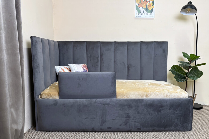 Ліжко з м`якою спинкою Асті 