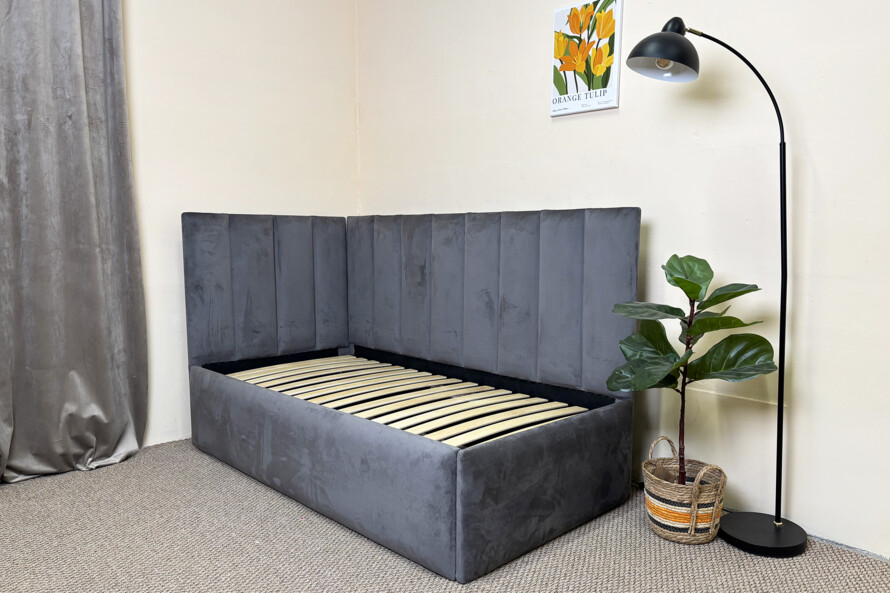 Ліжко з м`якою спинкою Асті 