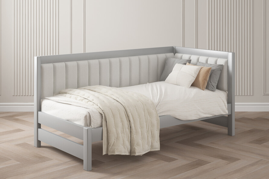 Кровать с мягкой спинкой Лиза Цвет RAL