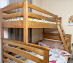 Дитяче двоярусне сімейне ліжко Кай (Горіх Світлий) 