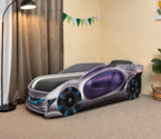 Детская кровать машина Люкс Мерседес Мечта серая / LUXE Mercedes DREAM