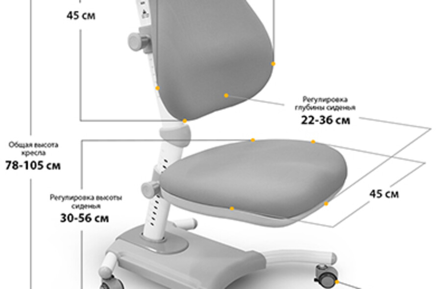 Кресло Evo-kids Omega KBL (арт.Y-220 KBL)