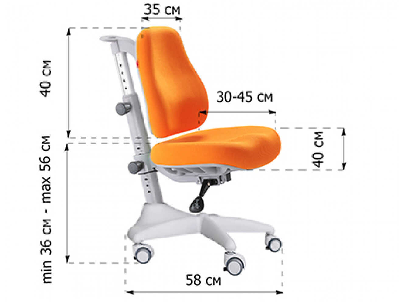 Крісло Mealux Match KBL grey base (арт.Y-528 KBL)