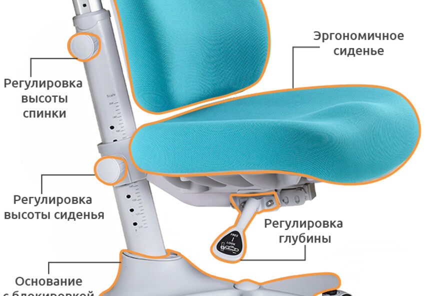 Крісло Mealux Match KBL grey base (арт.Y-528 KBL)