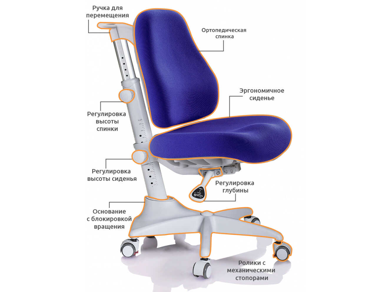 Кресло Mealux Match SB gray base (арт.Y-528 SB)