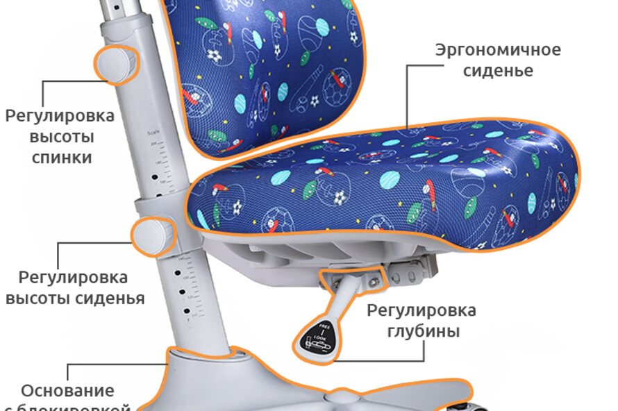 Крісло Mealux Match F grey base (арт.Y-528 F)