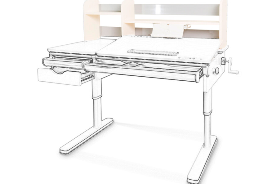 Полиця - надбудова (арт.bookshelf BD-670 TG/MC)