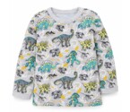Детская кофточка для мальчика, 122 см, рибана, серый