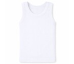 Детская майка для девочки, 98 см, рибана, белый