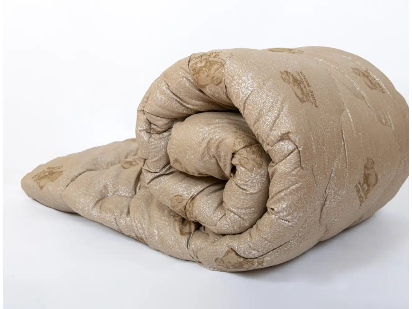 Полуторное одеяло микрофибра/шерсть