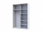 Шкаф купе G-Caiser Белый 2 ДСП / 3 части