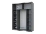 Шкаф купе G-Caiser Графит 2 ДСП / 3 части
