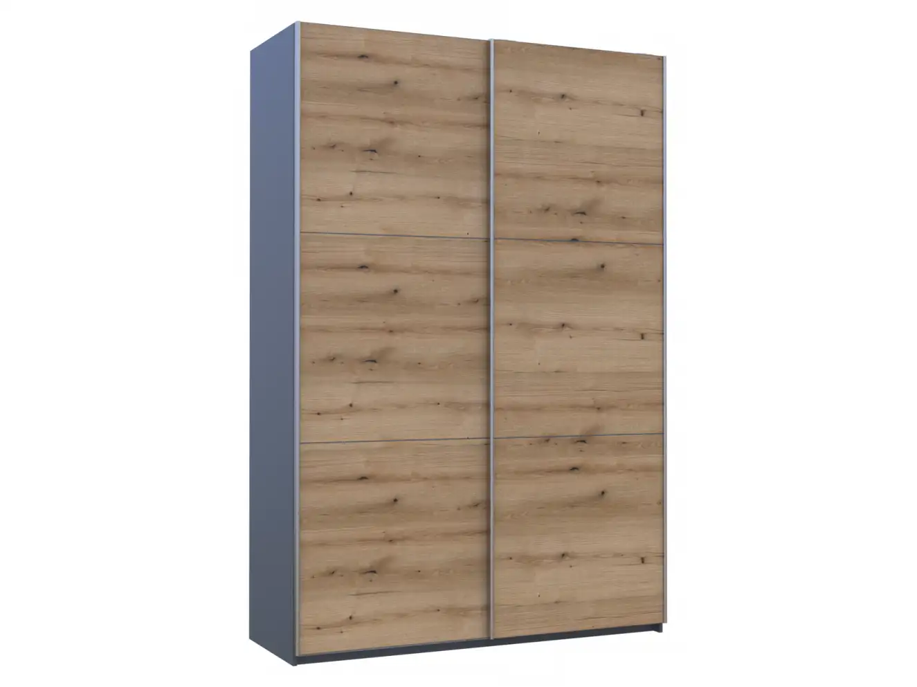 Шафа купе G-Caiser Графіт Дуб Євок 2 ДСП