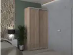 Шкаф купе Сити Лайт Дуб Cонома 2 ДСП широкий