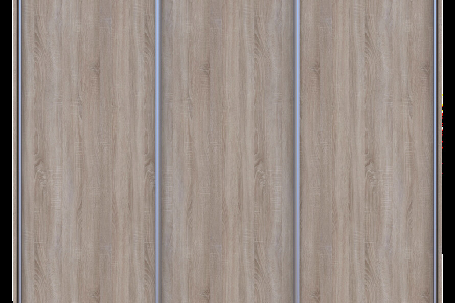 Шкаф купе Сити Лайт Дуб сонома 3 ДСП большой