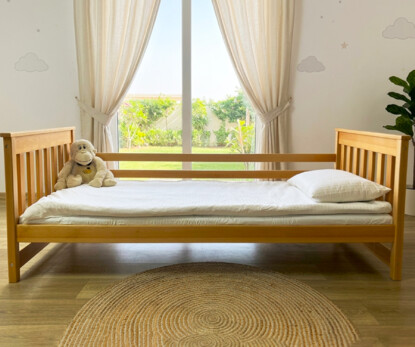 Дитяче ліжко з дерева Адель (бук) Натуральний