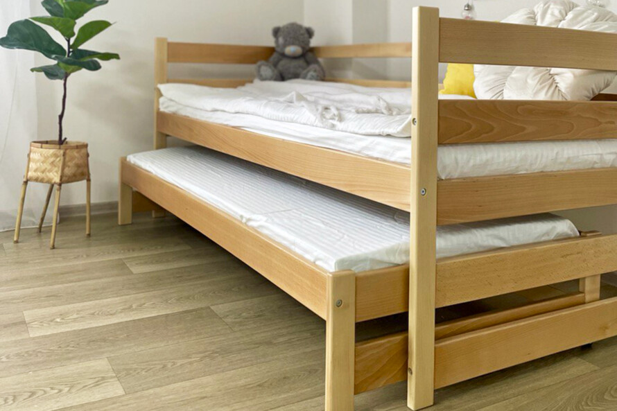 Двоярусне ліжко трансформер Соня ДУО (бук) Тоноване