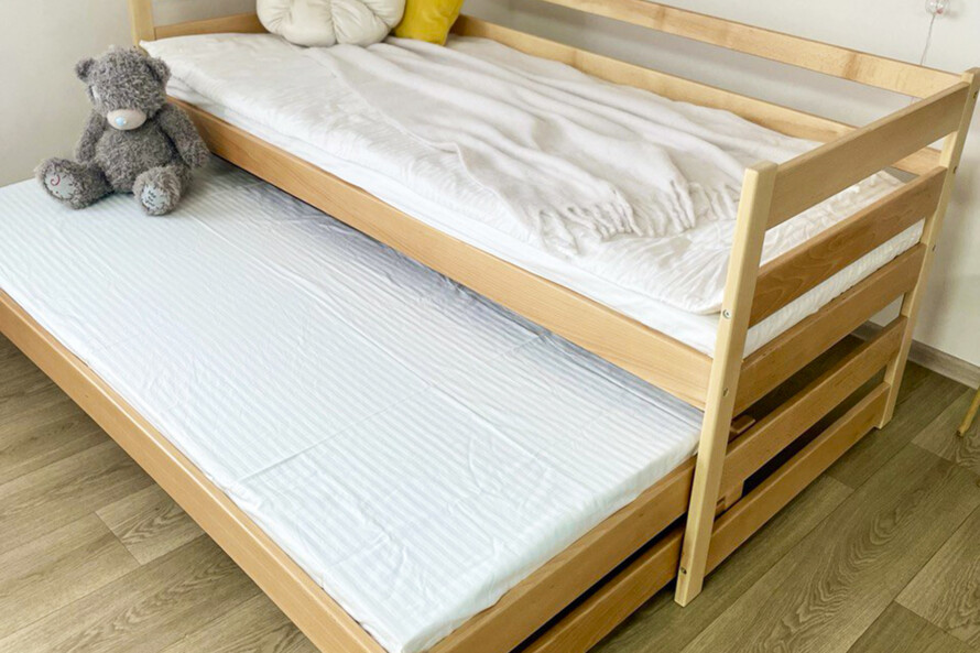 Двоярусне ліжко трансформер Соня ДУО (бук) Тоноване