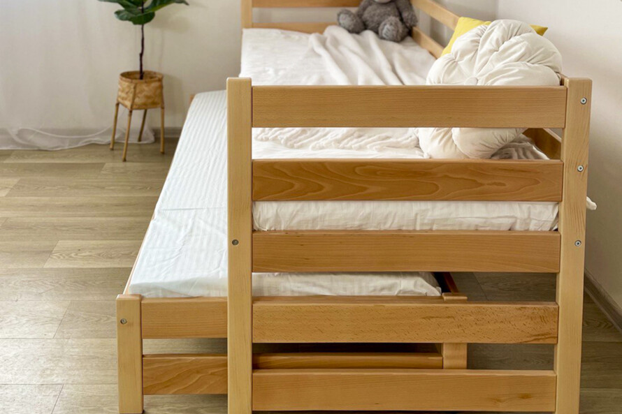 Двоярусне ліжко трансформер Соня ДУО (бук) Тоноване