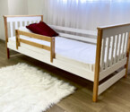 Ліжко дитяче з дерева Адель (бук) Колір RAL