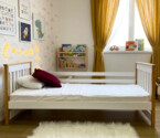 Ліжко дитяче з дерева Адель (бук) Колір RAL