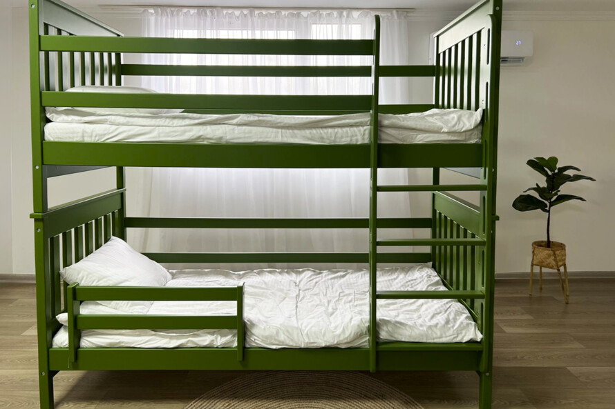 Ліжко двоярусне трансформер Адель ДУО (бук) Колір RAL