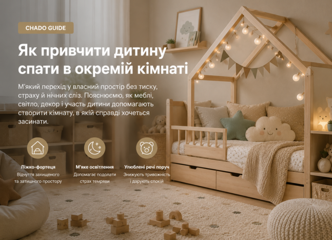 Як привчити дитину спати в окремій кімнаті
