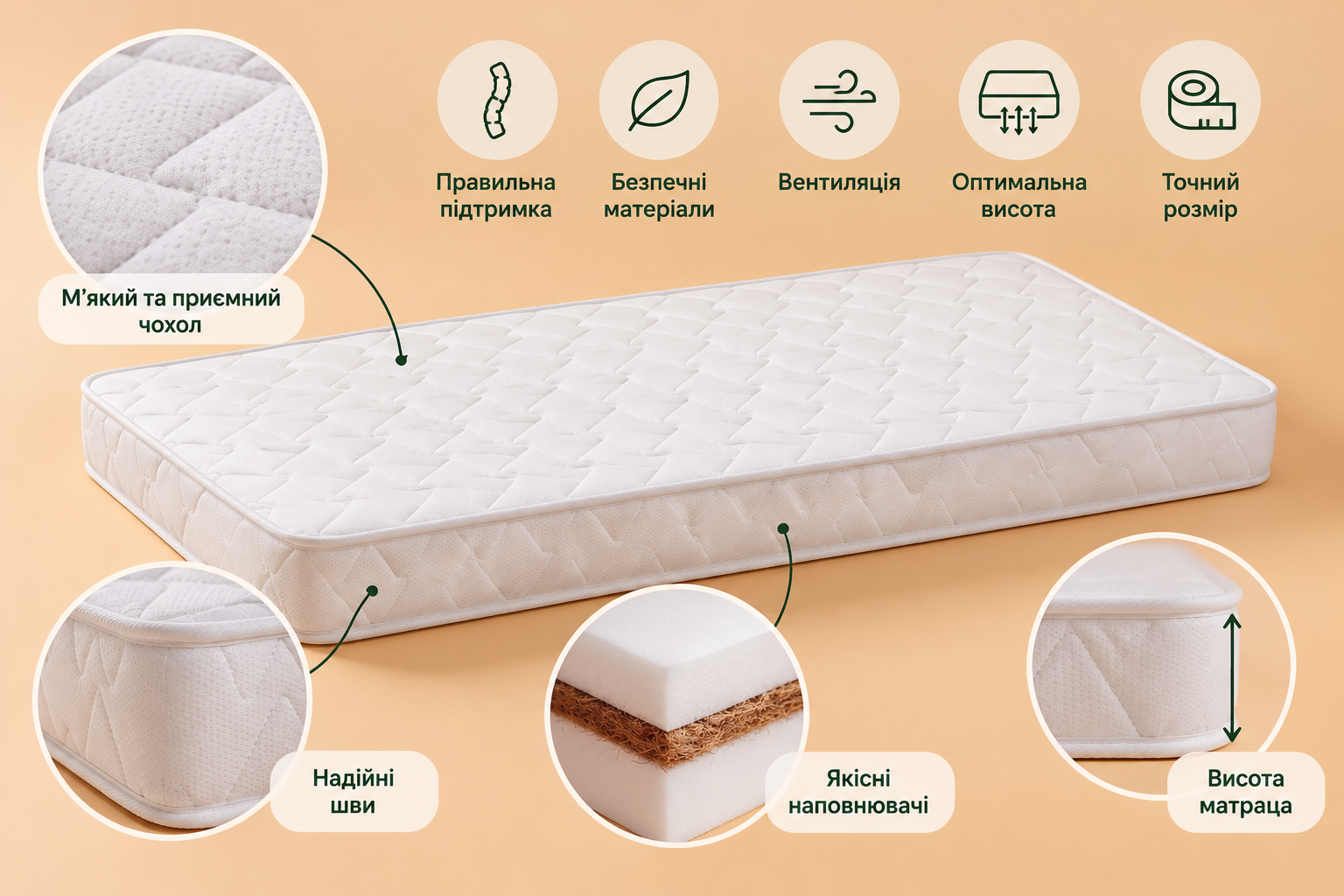 Как выбрать детский матрас