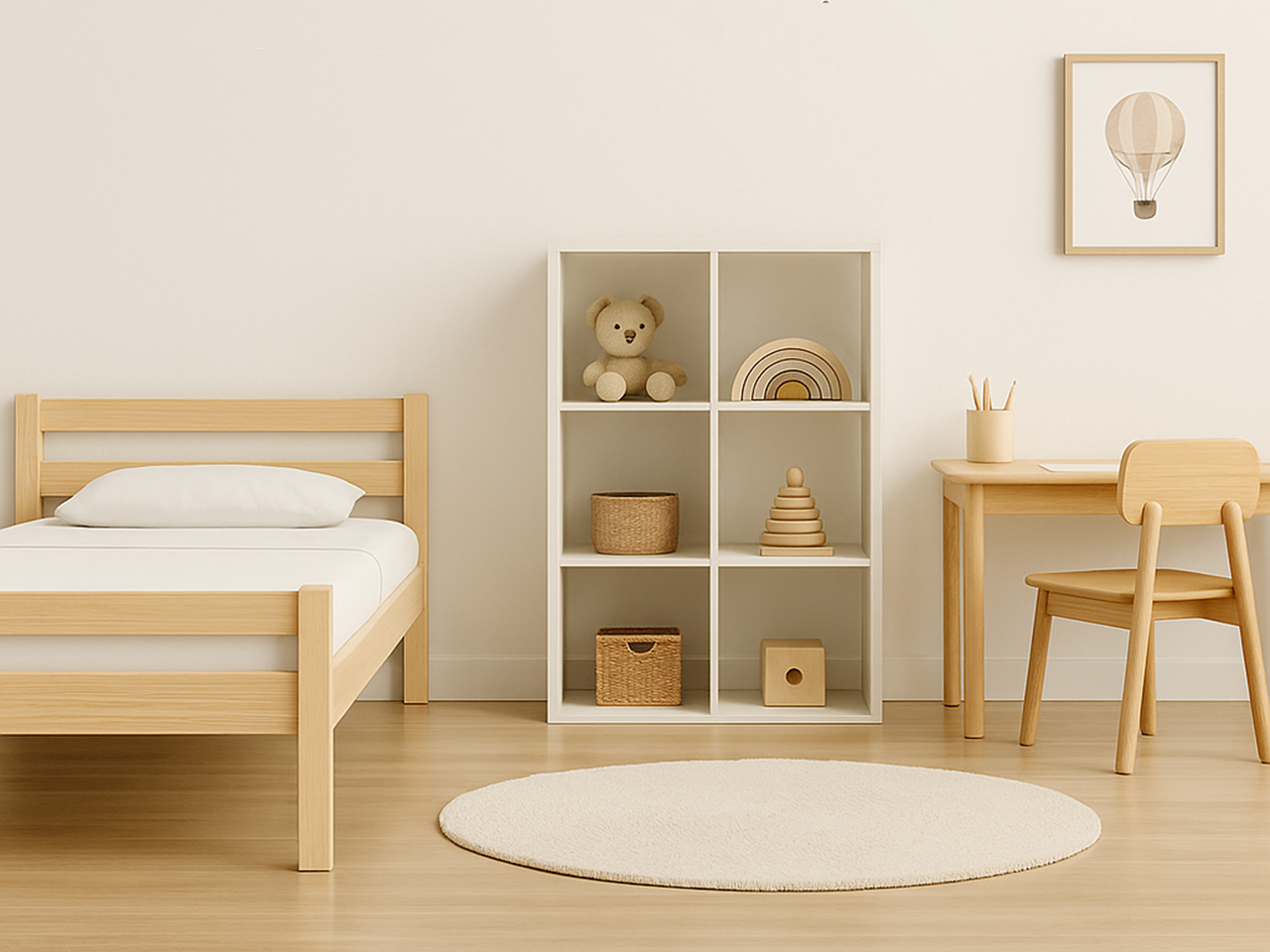Тренди дитячих меблів у стилі мінімалізму
